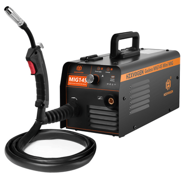 MIG145 MIG Welder 110V/220V Flux Core Welder Dual Voltage Gasless MIG Welding Machine IGBT Inverter Portable Welder Machine